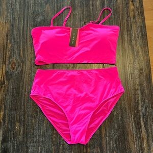 NWT Bright Pink Swimwear Set